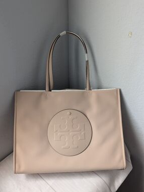 NWT Tory Burch Ella Large Nylon Tote In  Rose Silk
